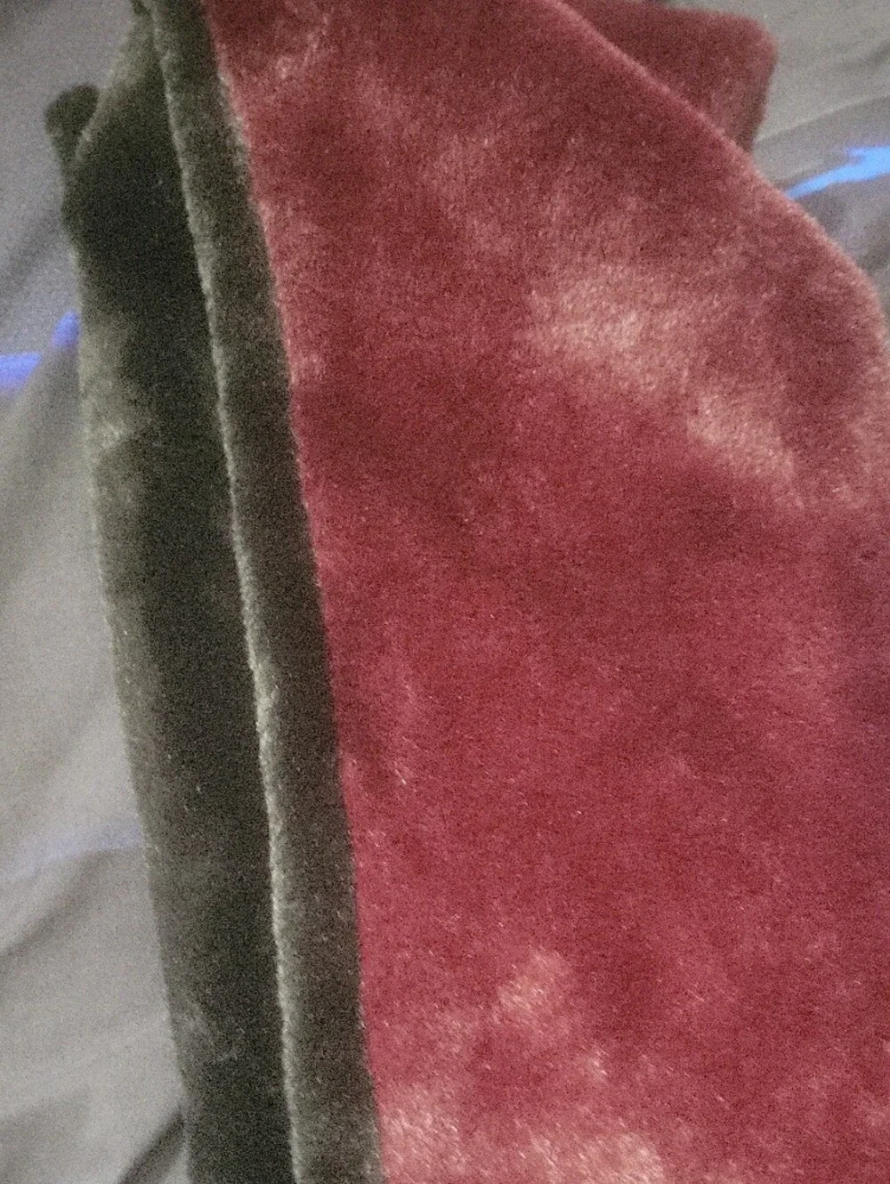 Calvin Klein Plush Faux Fur Scarf
